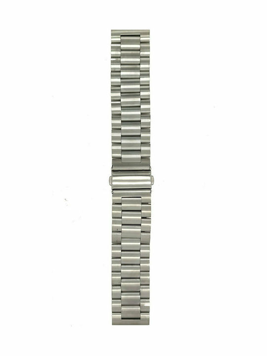 Mertzios.gr Μεταλλικό Μπρασελέ Ασημί 22mm