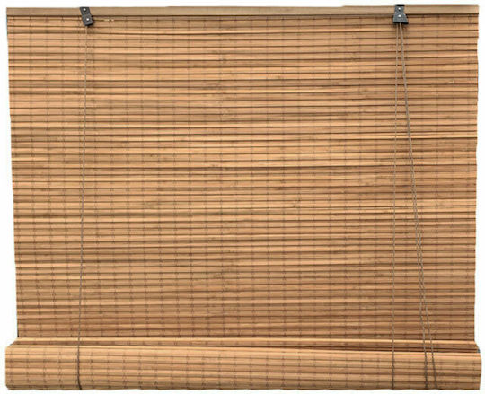 Woodware Στόρι Σκίασης Μπαμπού σε Καφέ Χρώμα Π60xΥ150εκ.