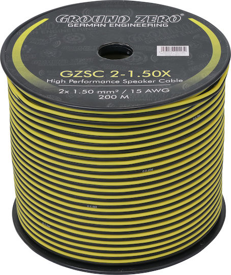 Ground Zero Car Audio Speaker Cable 2-1.50X
