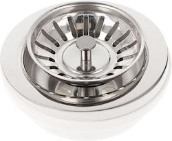 Eurostil Stainless Steel Sink Cap Silver Eurostil Stainless Steel Sink Cap Silver