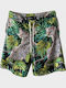 Big Cat Men's Shorts Green