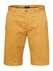 Fynch Hatton Herrenshorts Chino Mustard