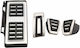 GRP Car Pedal Set for Audi / Skoda / VW A3 / Golf / Octavia / Passat / Polo Aluminum Silver 4pcs
