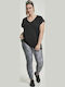 Women's Long Legging  Waisted Grey Snake