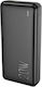 Hoco J87A Tacker Baterie Externă 20000mAh 18W cu Port USB-A și Port USB-C Power Delivery / Quick Charge Neagră