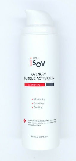 Isov O2 Snow Bubble Activator Υγρό Καθαρισμού Προσώπου 150ml