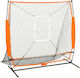 vidaXL Baseball Training Net Black 174 x 76 x 158.5cm