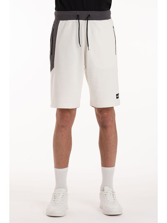Αθλητική Ανδρική Βερμούδα Off White