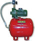 DAB K 35/100 M Two Stage Single Phase Water Pressure Pump with Horizontal 60 Litre Container