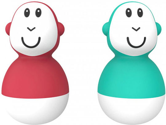 Matchstick Monkey Wobblers Παιχνίδι Μπάνιου Green & Red Ont για 12+ Μηνών