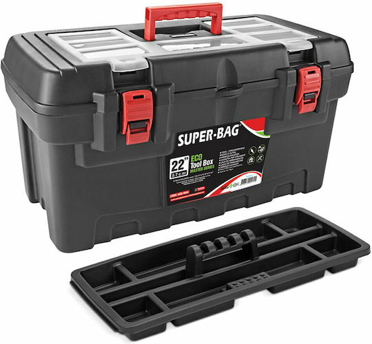 Asrin Hand Tool Case Plastic with Tobacco Case Dimensions: W57xD31.5xH29.5cm