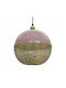 Inart Pendant Light Rose Gold Ball 30x33cm