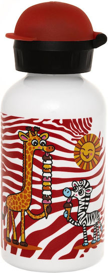 Laken Kinderflasche Thermos Rostfreier Stahl Auslaufsicher Rot 350ml