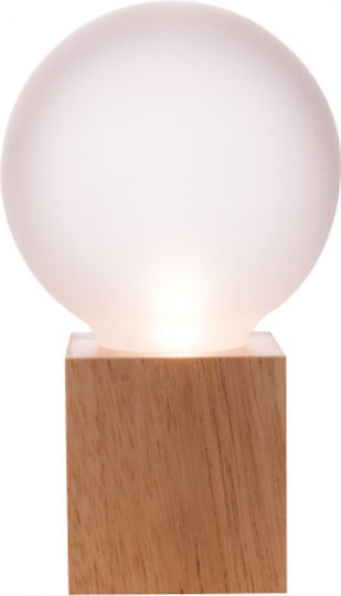 Elvhx Dekorative Lampe mit Fassung für G9 Lampe Braun