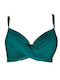 Bluepoint Bikini Bra with Adjustable Straps Emerald