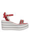 Red Platform Sandal LAURA BIAGIOTTI