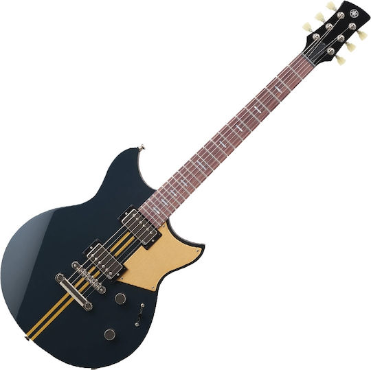 Yamaha Revstar RSP20X Elektrische Gitarre SG mit HH Tonabnehmerkonfiguration Rusty Brass Charcoal mit Tasche