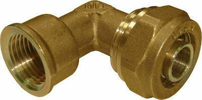 Pipe Elbow Fitting Brass 18mm