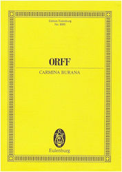 Editions Eulenburg Orff Carmina Burana Παρτιτούρα για Ορχήστρα STO277.ERI.013.960