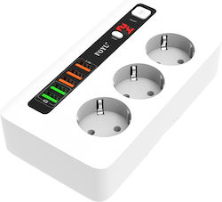 Foyu Foyu FO-1017 Πολύπριζο 3 Θέσεων με Καλώδιο 2m Foyu Foyu FO-1017 Πολύπριζο 3 Θέσεων με Καλώδιο 2m
