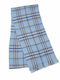 0001744 Women's Knitted Scarf Light Blue