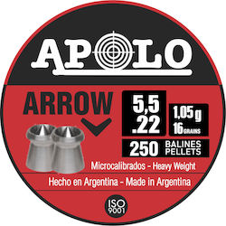 Apolo Apolo Arrow Peleți Airsoft 5.5mm 250pcs 250τμχ VAS-ARROW-55-250 Apolo Apolo Arrow Peleți Airsoft 5.5mm 250pcs 250τμχ VAS-ARROW-55-250