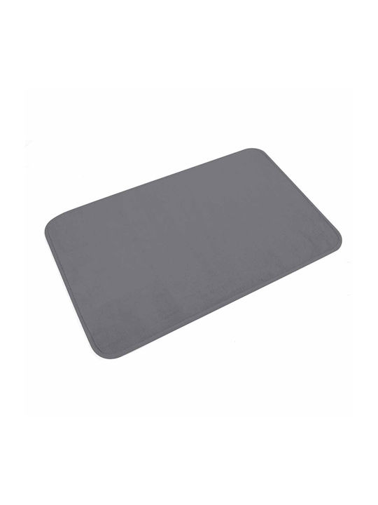 Spitishop Non-Slip Bath Mat L-C Vitamine 6GMB269GR Anthracite 45x75cm