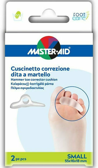 Master Aid Επιθέματα με Gel για τη Σφυροδακτυλία Small 2τμχ