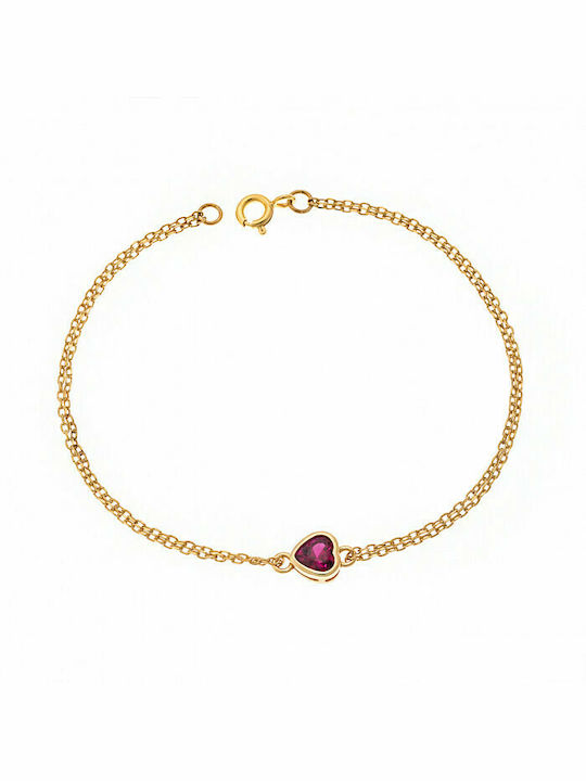 Senza Bracelet Chain made of Silver Gold Plated...