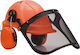 Portwest Construction Site Helmet with Earplugs Orange PW98