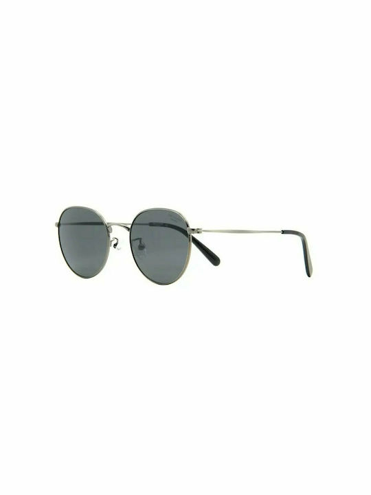 Lee Cooper Sunglasses with Silver Metal Frame and Gray Lens LC1341 C2