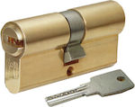 Domus Lock Cylinder Security 65mm (30-35) Gold