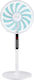 Diplomat DFX-535RC Ventilator Sockel 60W Lüfterdurchmesser 40.64cm Blau