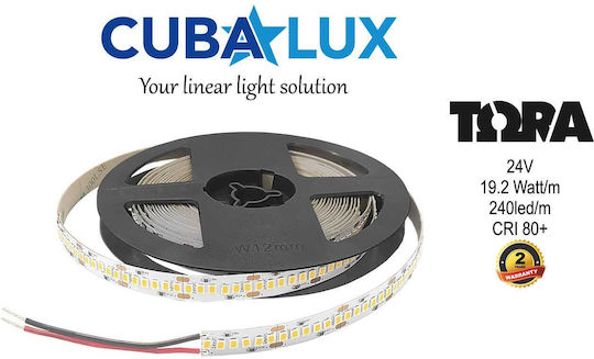 Cubalux LED Strip 24V Natural White Light 5m