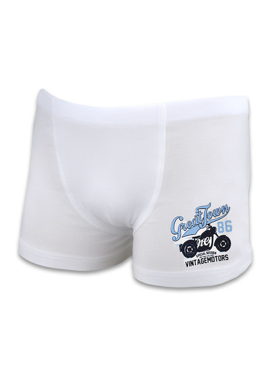 Nina Club Great Town Kinder Boxershorts Weiß 1Stück