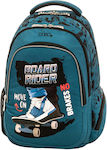 Polo Skate Σχολική Τσάντα Πλάτης Δημοτικού σε Μπλε χρώμα