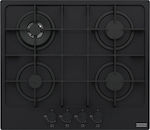 Franke Maris FHMA 604 3G DC MB C Autonomous Cooktop with Liquid Gas Burners Matte Black 59x51cm