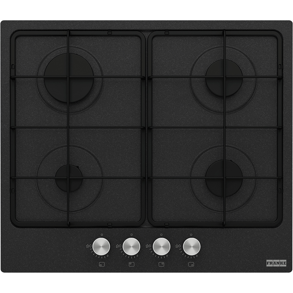 Franke FHSM 604 4G ON E Onyx Smart Autonomous Cooktop with Liquid Gas