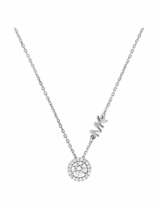 Michael Kors Premium Charm Rosette aus Silber mit Perlen & Zirkon