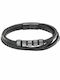 Senza Men's Leather Bracelet