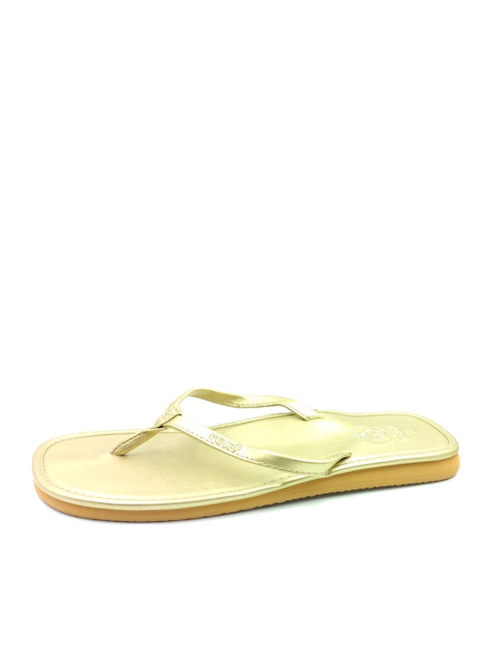 Kiwi Women's Flip Flops Gold
