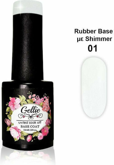 Gellie Shimmer 01 Base Coat for Gel Rubber 10ml