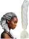 Hair Duty Hairpieces in White Color 125cm