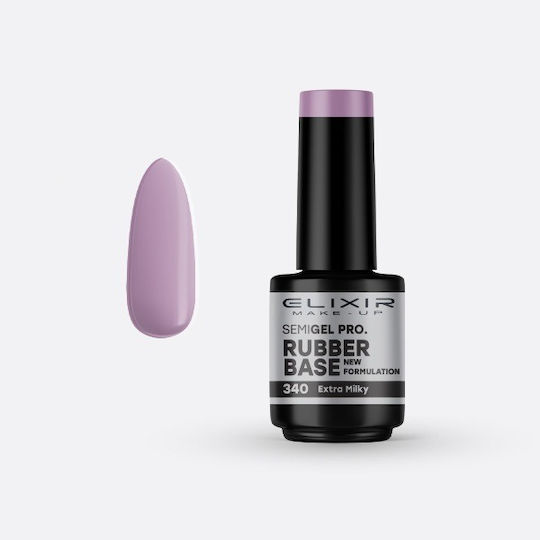 Elixir Semigel Pro Strat de bază pentru lacuri de unghii semipermanente Cauciuc 15ml