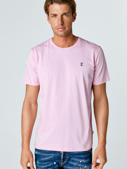 Snta T-shirt Basic με Κέντημα Logo - Ροζ