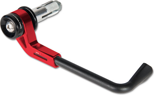 Barracuda Προστατευτικές Χούφτες Μηχανής Lever Pro Tech B Lux σε Κόκκινο χρώμα