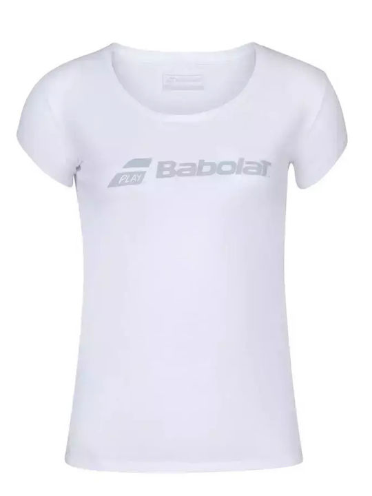 Babolat Feminin Sport Tricou Alb