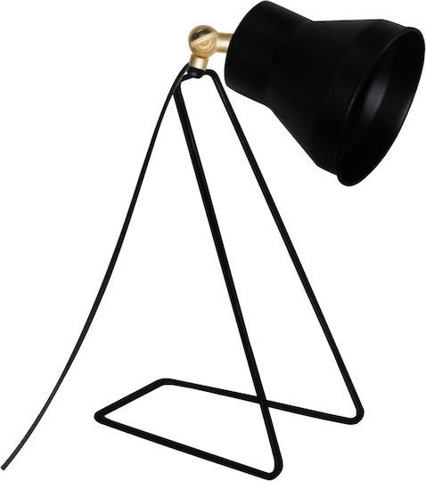HomeMarkt Dekorative Lampe mit Fassung für E14 Lampe Schwarz