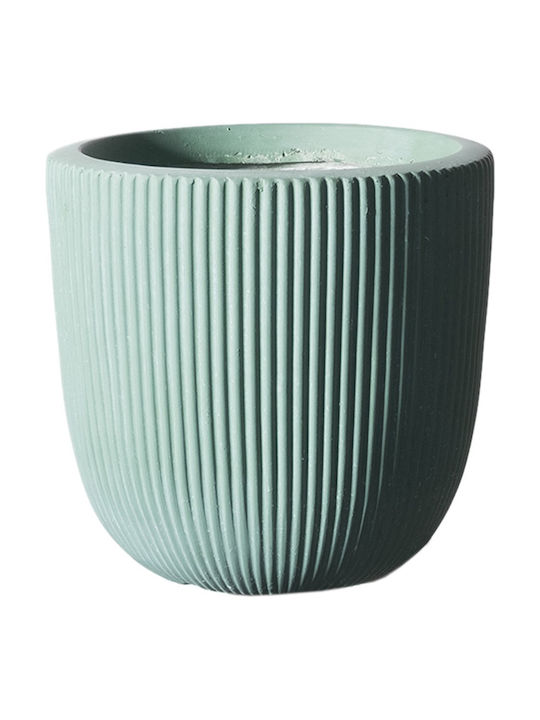 Supergreens Stripe Pot Green 44x44x36.5cm D-7940-8