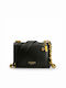 Guess Abey Vb Γυναικεία Flap Bag 'Ωμου Μαύρη